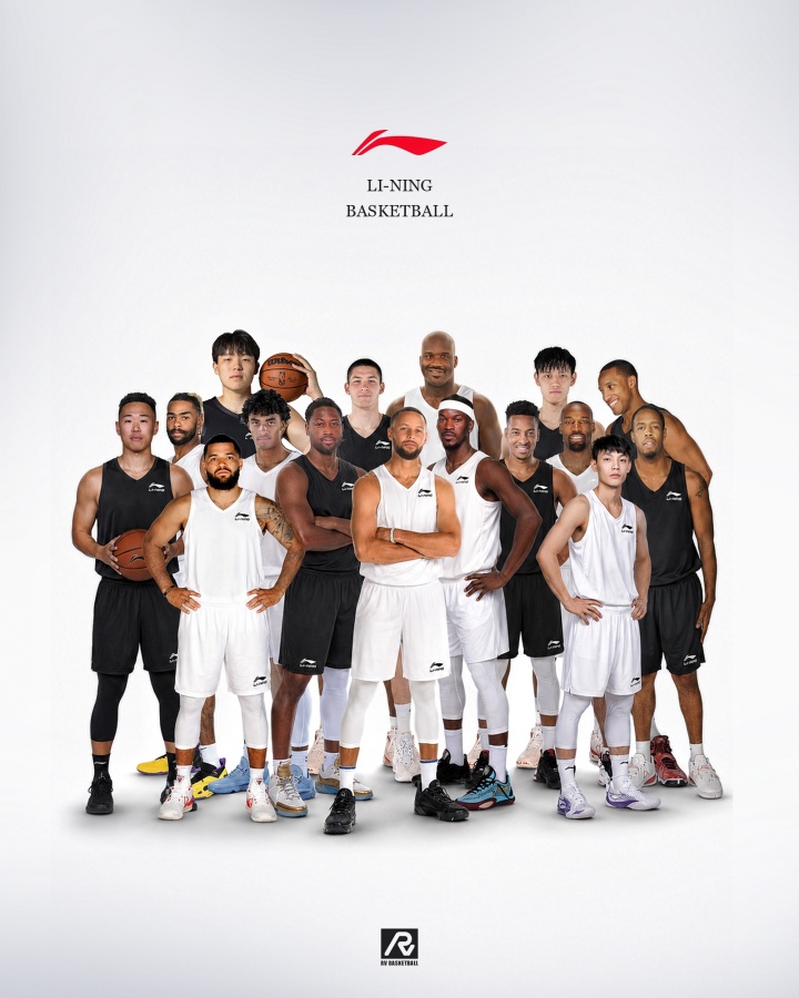 kaiyun-有多少你熟悉的面孔？韦德&amp;库里领衔 李宁签约NBA/CBA球员一览